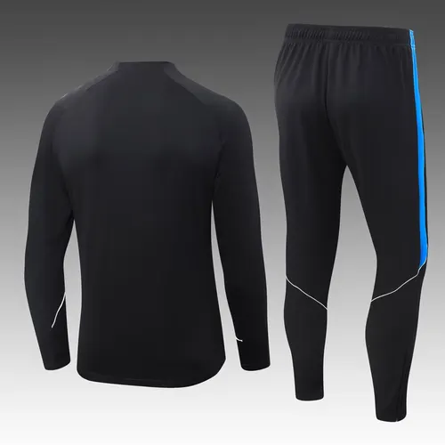 2026/2027 Atletico Madrid Chándal de Entrenamiento Semi-Cuello Negro Camiseta de Fútbol   — view 2