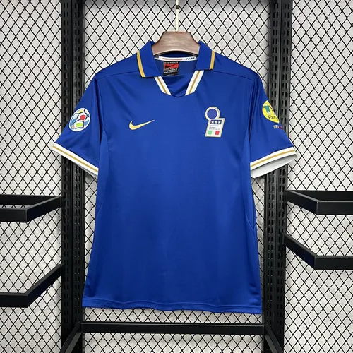 1996 Retro Italy Home Soccer Shirt  — view 1