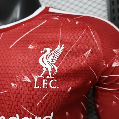 2026/2027 قميص ليفربول المنزلي بأكمام طويلة نسخة اللاعب لكرة القدم جودة تايلاندية  — view 4