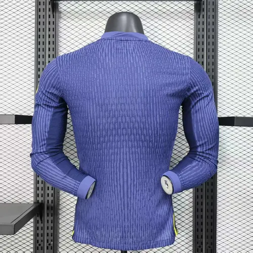 2025/2026 Long Sleeve Player Version Atletico Madrid Away Football Jersey  — view 2