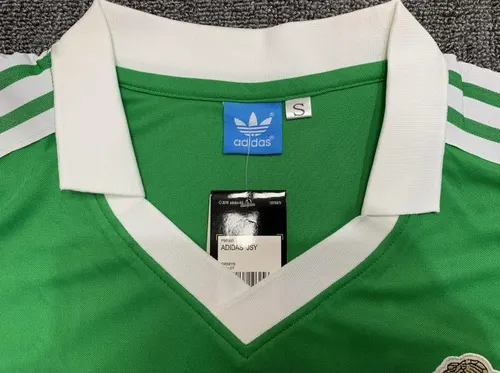 1986 Retro Mexiko Heim Fußballtrikot  — view 3