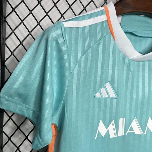 2024/2025 Inter Miami Tercera Equipación Visitante Camiseta de Fútbol  Talla Infantil — view 3