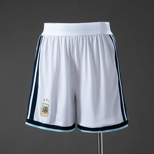 نسخة اللاعب 2026 شورت البيت الأبيض لمنتخب الأرجنتين الوطني درجة المشجع AAA