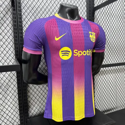 2026/2027 Player Version Barcelona Special Edition Red Purple Football Jersey   — view 3