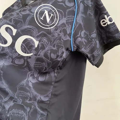2023/2024 Napoli Halloween Special Edition Black Soccer Jersey  — view 9