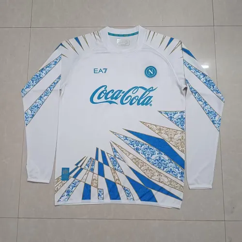 2025/2026 Napoli Langarm Pre Match Training Fußballtrikot  — view 1