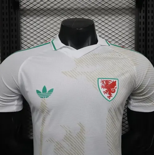 2026 Spielerversion Wales Auswärts Fußballtrikot  — view 3