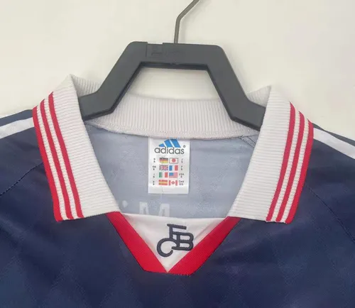 Maillot de football rétro domicile Bayern Munich à manches longues 1997/1999 lande — view 3