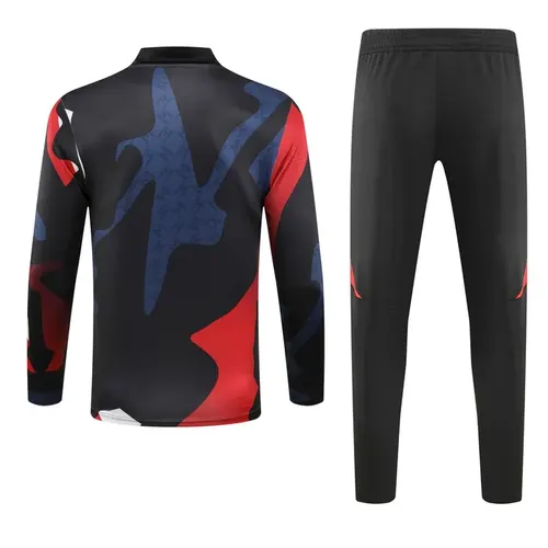 Chándal de Entrenamiento de Media Cremallera 2024/2025 del Manchester United Estampado Rojo, Azul y Negro  — view 2