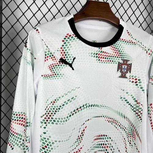 2025/2026 Langarm Portugal Auswärts Fußballtrikot  Kindergröße — view 3