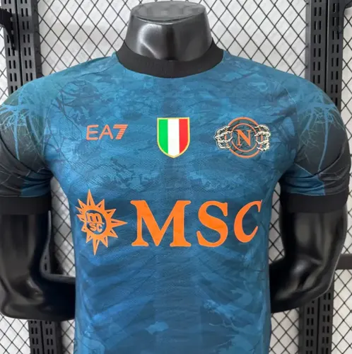Maillot de Football Édition Spéciale Halloween Napoli Version Joueur 2025/2026  — view 4