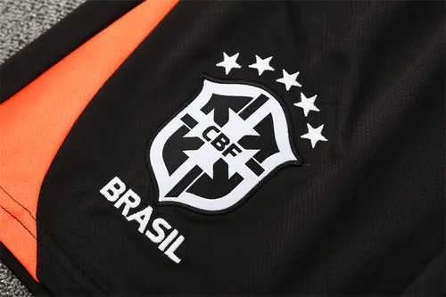 2026 Brazil training Black football jersey  suit — view 6