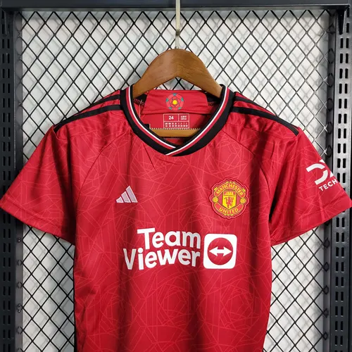 2023/2024 Manchester United Heimtrikot  Kindergröße — view 3