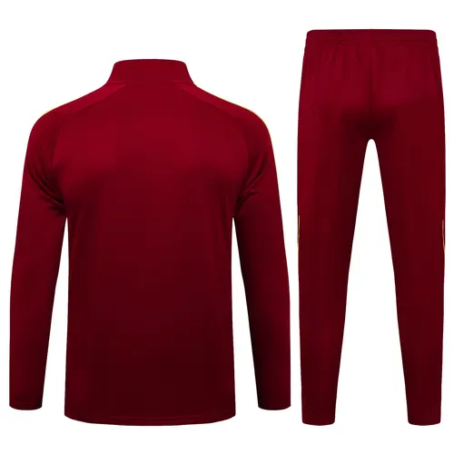2025/2026 Arsenal Half-Pull Training Suit Maroon Retro Edition Football Shirt  Set — view 2