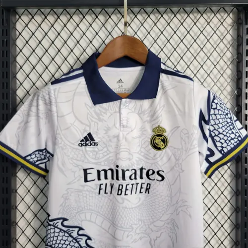 Maillot Real Madrid Dragon Chinois Blanc Taille Enfant 2022/2023 — view 4