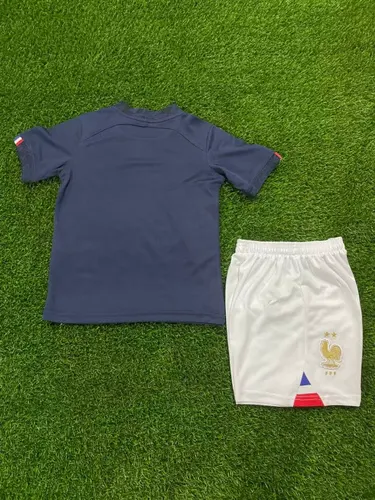 Camiseta de Fútbol Francia Local Copa Mundial FIFA 2022 Talla Infantil — view 2