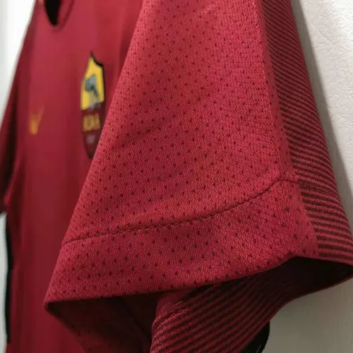 Camisa de Futebol Retro Roma Casa 2017/2018  — view 8