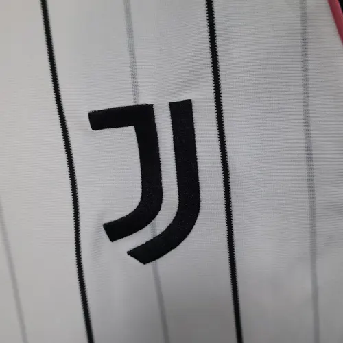 2025/2026 Juventus Buttons Sonderedition Weiß Fußballtrikot   — view 6