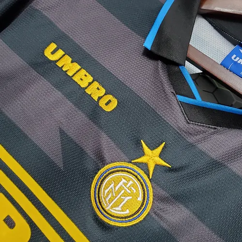 1997/1998 Retro Internazionale Mailand Auswärts Fußballtrikot AAA fan-gradät — view 4