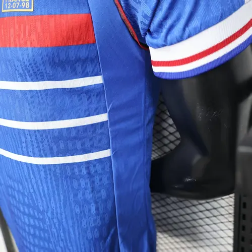 1998 Player Version Retro France Home Football Shirt  — view 9