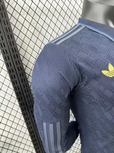 2024/2025 Versão Jogador Juventus Terceiro Uniforme Visitante Manga Longa Camisa de Futebol  — view 4