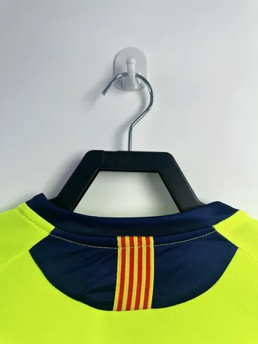 2005/2006 Camiseta de Fútbol Visitante Retro Barcelona Manga Larga  — view 4