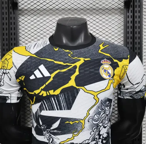 2025/2026 Player Version Real Madrid Collaboration With Marvel Football Shirt  — view 3