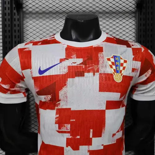 2026 Version Joueur Maillot Édition Spéciale Rouge Blanc Équipe Nationale Croatie Football   — view 3