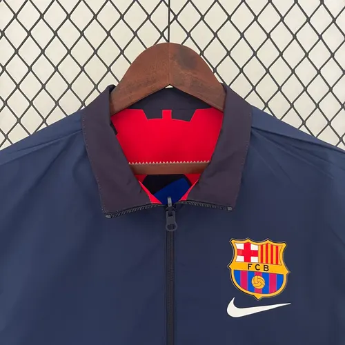 2025/2026 Barcelona Jaqueta Corta-Vento Reversível de Futebol  05 — view 10