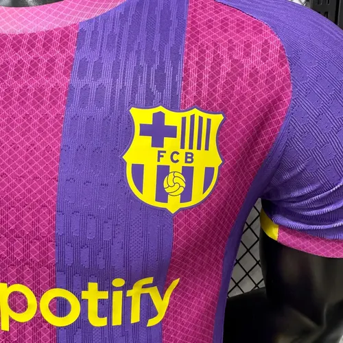 2026/2027 Player Version Barcelona Special Edition Red Purple Football Jersey   — view 7