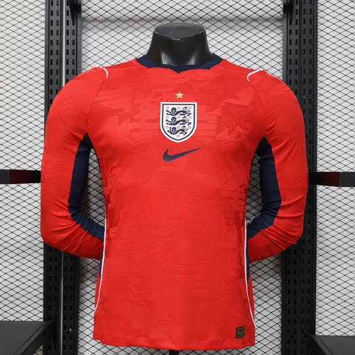Maillot de football extérieur Angleterre manches longues 2026 Version Joueur AAA qualité fan