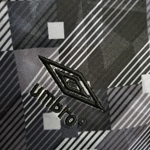 Camiseta de Fútbol Retro Edición Especial Inglaterra Blackout Negra 1990 — view 4