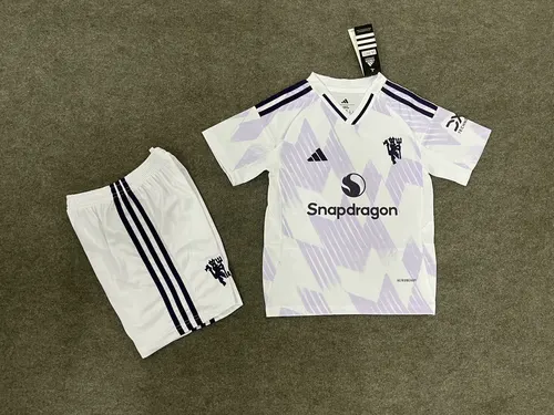 2025/2026 Manchester United Auswärts Fußballtrikot  Kindergröße — view 1