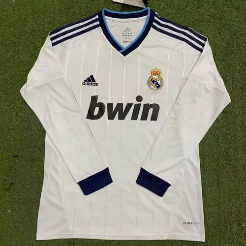 2012/2013 Retro Langarm Real Madrid Heim — view 1