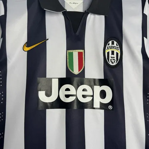 قميص كرة قدم ريترو Juventus المنزلي بأكمام طويلة 2014/2015 جودة تايلاندية  — view 4