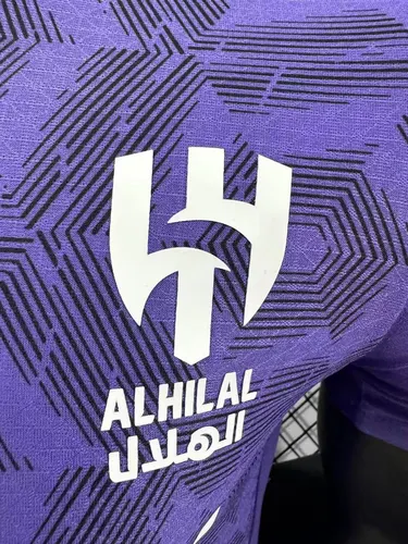 2024/2025 Versión Jugador Al-Hilal Saudi Tercera Equipación Visitante Camiseta de Fútbol  — view 6