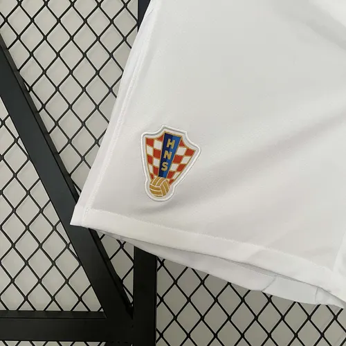 2024 Kroatien Nationalmannschaft Heim-Shorts AAA Fan-Qualität — view 3