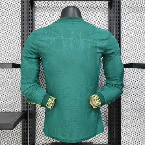 2025/2026 Player Version Langarm Mexiko National Special Edition Grünes Fußballtrikot  — view 2