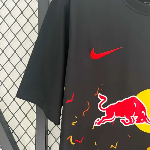 2024-2025 Leipzig Sonderausgabe Schwarzes Fußballtrikot  — view 5