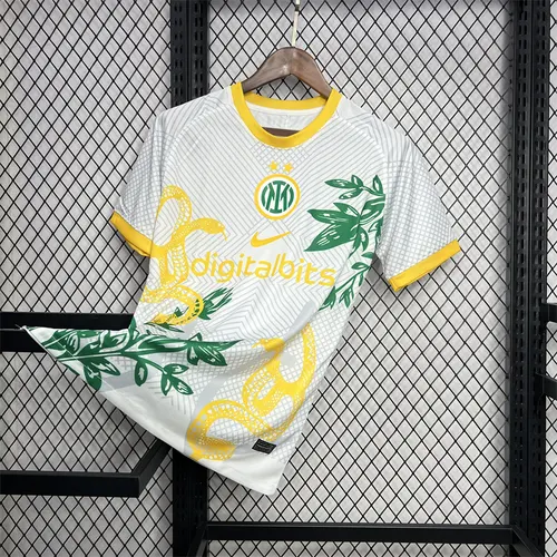 Camiseta de Fútbol Edición Especial Inter Milan Amarilla 2024/2025 Calidad Thai — view 3