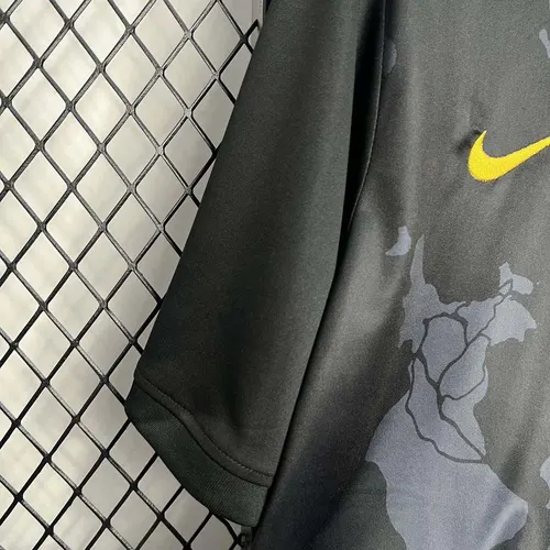2024 Brazil Special Edition Jesus Black Football Shirt  — view 4