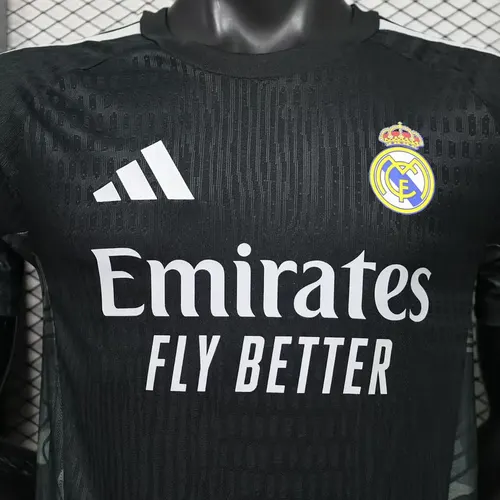 Camisa Goleiro Preto Real Madrid Versão Jogador 2026/2027 Futebol   — view 3