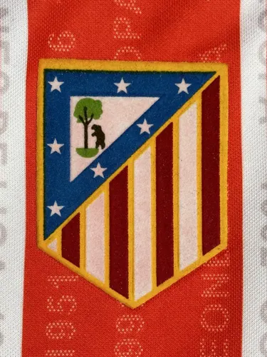1995/1996 Retro Atletico Madrid Home Soccer Jersey  — view 5