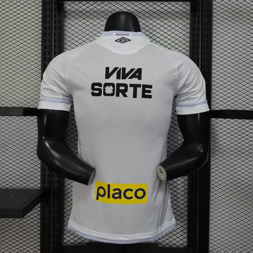 2025/2026 Spielerversion Santos Sonderausgabe Weiß Fußballtrikot AAA fan-gradät — view 2