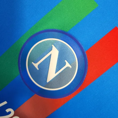 2023/2024 Napoli Fußball Gedenkausgabe Blaues Trikot  — view 8
