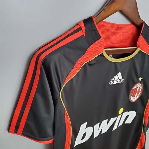 2006/2007 رجعي AC Milan قميص كرة قدم ثالث خارجي جودة تايلاندية — view 5
