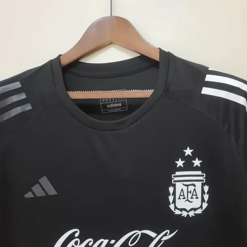 2022 Argentina National Team Training Suit Black Jersey — view 3