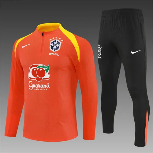 2026 Brasilien Halblanger Trainingsanzug Fußballtrikot AAA Fan-Qualität Anzug 01 — view 1