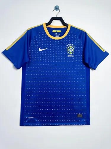 2010 Retro Brazil Away Soccer Jersey  — view 1