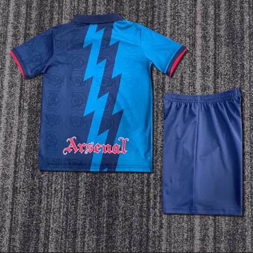 Camisa de Futebol Retro 1995-1996 Arsenal Visitante  Tamanho Infantil — view 2